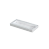 Ink Pitch wastafel - 100x45x9cm - zonder kraangat - glans statuario (wit) SW693317