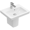 Villeroy & Boch Subway 2.0 lave-mains 50x40cm - 1 trou de robinet avec trop-plein ceramic+ blanc 1024200