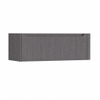H&R Badmeubelen Juice Meuble sous vasque - 120x45x40cm - angle droit arrondi - 1 tiroir - poignée intégrée - Wenge SW1110055