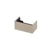INK Wastafelonderkast - 80x45x37.6cm - 1 lade - push to open - MFC - Ivoor eiken SW798155