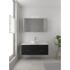 Bruynzeel Combo badmeubelset 120x45cm 2 wasbakken 4 lades met spiegelkast met softclose ceramic zwart eiken SW383617 Bruynzeel Combo badmeubelset 120x45cm 2 wasbakken 4 lades met spiegelkast met softclose ceramic zwart eiken SW383617