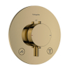 Hansgrohe Ecostat Comfort S Mitigeur thermostatique encastré - 2 fonctions - Polished Gold Optic SW1245323