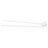 Haceka Kosmos Porte-serviettes - 46cm - double - pivotant - blanc mat SW654019
