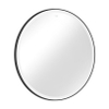 Hansgrohe Xarita Lite S Miroir - 90cm - rond - éclairage LED - interrupteur mural - noir mat SW1165041