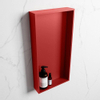 Mondiaz Easy nis 29.5x59.5x8cm voor Inbouw/opbouw 1 open vak Solid surface Fire/Fire SW643669
