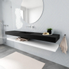 MONDIAZ ALAN 200cm badmeubel solid surface planchet talc Vrijhangende wastafel cloud midden zonder kraangat kleur urban SW408722 MONDIAZ ALAN 200cm badmeubel solid surface planchet talc Vrijhangende wastafel cloud midden zonder kraangat kleur urban SW408722