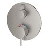 Grohe Atrio Pièce de finition mitigeur douche encastrable thermostatique sans inverseur Supersteel SW296667 Grohe Atrio Pièce de finition mitigeur douche encastrable thermostatique sans inverseur Supersteel SW296667