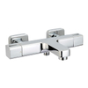 Xenz Aragon Badthermostaatkraan chroom Hoogglans SW104632 Xenz Aragon Badthermostaatkraan chroom Hoogglans SW104632
