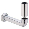 Villeroy & Boch Toebehoren Divers aansluitgarnituur - voor urinoir rozet afvoerBochtstuk en buis - 15cm - hoogglans chroom 0104612