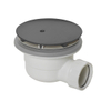 Crosswater SHOWER WASTE Hoge Doorstroom Douchesifon - 90mm diameter slate gunmetal (antraciet) SW928096