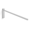 Zack Carvo Handdoekhouder - 44cm - enkel - niet draaibaar - geborsteld RVS SW538623