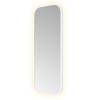 Hotbath &MORE Spiegel - 30x80cm - indirect LED - color changing - dimbaar - met afstandsbediening - mat wit SW1246080