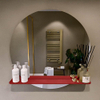 Mondiaz SPOT miroir – Ø 80 cm – avec tablette – Fire (rouge) SW1235526