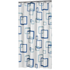 Sealskin Retro Rideau de douche PEVA 180x200 cm Bleu CO211521324