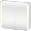 Duravit Ketho Armoire de toilette avec éclairage 80x75x18cm avec 2 portes blanc 0300809 Duravit Ketho Armoire de toilette avec éclairage 80x75x18cm avec 2 portes blanc 0300809