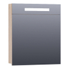 Miroir de toilette BRAUER Promise - 60x70x15cm -- avec éclairage direct 1 porte miroir simple à gauche SW30769