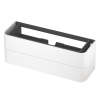 INK Concept R Wastafelonderkast - 140x45x52cm - 2 lades - opliggende grepen - afgeronde hoeken - MDF lak - mat wit SW1405456