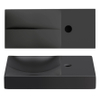 Clou Vale Lave-main 45cm avec trou pour robinet à droite Céramique Noir mat SW451473
