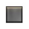 Hotbath &MORE Boîte encastrée ou niche encastrée - 30x30x10 - sans cadre + LED - Gunmetal brossé PVD SW1246565