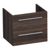 Saniclass Exclusive Line onderkast 59x45.5x50cm hangend met 2 softclose lades MFC Legno Antracite SW30733 Saniclass Exclusive Line onderkast 59x45.5x50cm hangend met 2 softclose lades MFC Legno Antracite SW30733