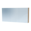 Saniclass Dual spiegelkast 140x70x15 indirecte LED verlichting 3 deuren legno calore SW242143 Saniclass Dual spiegelkast 140x70x15 indirecte LED verlichting 3 deuren legno calore SW242143