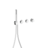 Crosswater MODULE MRPO Push 2 inbouwkraan - douche - met handdouche - hoogglans chroom SW1386732