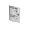 Hotbath Bro Mitigeur douche thermostatique encastrable 18x14cm avec 1 levier chrome SW61924 Hotbath Bro Mitigeur douche thermostatique encastrable 18x14cm avec 1 levier chrome SW61924