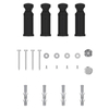 Rosani Classic/Avant kit de suspension ensemble de 4 pièces y compris matériel de fixation noir SW729090