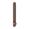 Hotbath Cobber Afbouwdeel inbouwthermostaat - met 3 pushbuttons verticale plaatsing - PVD - geborsteld koper SW229970