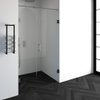 Saniclass Create douchedeur 120x200cm 2-delig profielloos met antikalk en 8mm veiligheidsglas geborsteld RVS SW223765 Saniclass Create douchedeur 120x200cm 2-delig profielloos met antikalk en 8mm veiligheidsglas geborsteld RVS SW223765