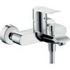 Hansgrohe Metris Badkraan - met omstel en koppelingen - hoogglans chroom 0450938