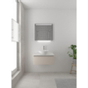 Bruynzeel Giro badmeubelset 49x75x46cm 1 wasbak 1 lade met spiegel met softclose composite kasjmier grijs SW384280 Bruynzeel Giro badmeubelset 49x75x46cm 1 wasbak 1 lade met spiegel met softclose composite kasjmier grijs SW384280