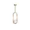 Crosswater Tranquil Hanglamp - geborsteld messing (goud) SW927981