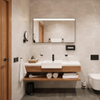Hansgrohe Xanuia half inbouw wastafel 500/440 met kraangat en overloop SW1567357