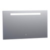 BRAUER Garnet miroir – 120 x 70 cm – LED directe en haut – Aluminium SW278178