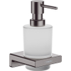 Hansgrohe AddStoris Q - zeepdispenser - geborsteld zwart chroom (antraciet) SW651310