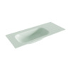 Mondiaz BIG small Greey solid surface inbouw wastafel 110cm links SW429001 Mondiaz BIG small Greey solid surface inbouw wastafel 110cm links SW429001