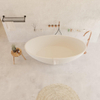 Ideavit Solidellipse Baignoire autoportante 180x88cm ovale Solid surface blanc SW85894