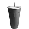 Duravit Starck 1 Wastafel - 58cm tbv onderbouw 9520 - wondergliss - wit 0295456