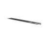 Hotbath &MORE Planchet - 80cm - inclusief bevestigings rails - 2 uitsparingen - voor zeepdispenser of beker - Geborsteld gunal - PVD - (antraciet) SW1245952