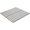 La Mosaic Factory Sevilla carreau mosaïque - 29,6x29,9cm - carrelage mural - Rectangulaire - Porcelaine Stracciatella Mat SW787161