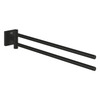 Grohe Start Cube QuickFix Handdoekhouder - 43.8cm - 2-lids - draaibaar - matte black (mat zwart) SW1126536