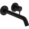 Hansgrohe Tecturis s Eengreeps wastafelkraan - inbouw - voor wandmontage - met uitloop 22 - 5 cm - mat zwart SW918569