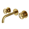 Hotbath Cobber @work Set de finition pour robinet de lavabo avec bec 18cm Laiton brossé PVD SW440686 Hotbath Cobber @work Set de finition pour robinet de lavabo avec bec 18cm Laiton brossé PVD SW440686