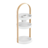 Umbra Bellwood boîte de rangement 20x20x50cm Plastique Blanc/naturel SW539499