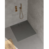 Riho Nuvia Receveur de douche - 100x100cm - antibactérien - purite - gris pierre SW1585153