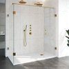 Saniclass Create Douchecabine 3-delig 90x200x180cm profielloos met antikalk en 8mm veiligheidsglas Goud geborsteld SW638577 Saniclass Create Douchecabine 3-delig 90x200x180cm profielloos met antikalk en 8mm veiligheidsglas Goud geborsteld SW638577