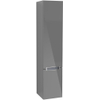 Villeroy & Boch Subway 2.0 armoire - haute 350x1650x370mm gris brillant SW479970