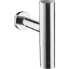 Hansgrohe Flowstar Premium verstelbare designbekersifon 5/4 met muurbuis - met rozet - hoogglans chroom 0457345