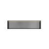 Hotbath &MORE Inbouwbox of inbouwnis - 30x120x10 - frameless + LED - PVD - geborsteld gunmetal (antraciet) SW1246638